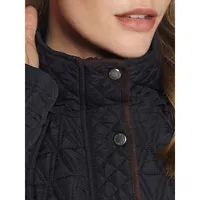 Hooded Multi-Quilt Jacket