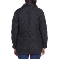 Diamond-Quilted Shacket