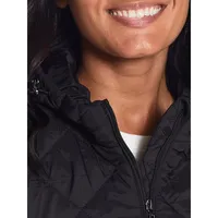 Weatherproof Loose-Fit Hooded Quilted Anorak