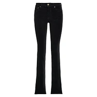 Mid-Rise Straight-Leg Corduroy Jeans