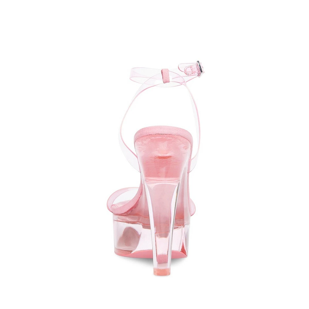 Transparent Heel Sandals