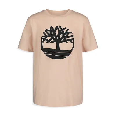 T-shirt en coton imprimé Puff-Tree pour garçon
