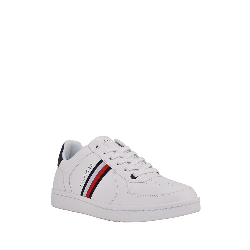 Men's Lei Striped Court Sneakers