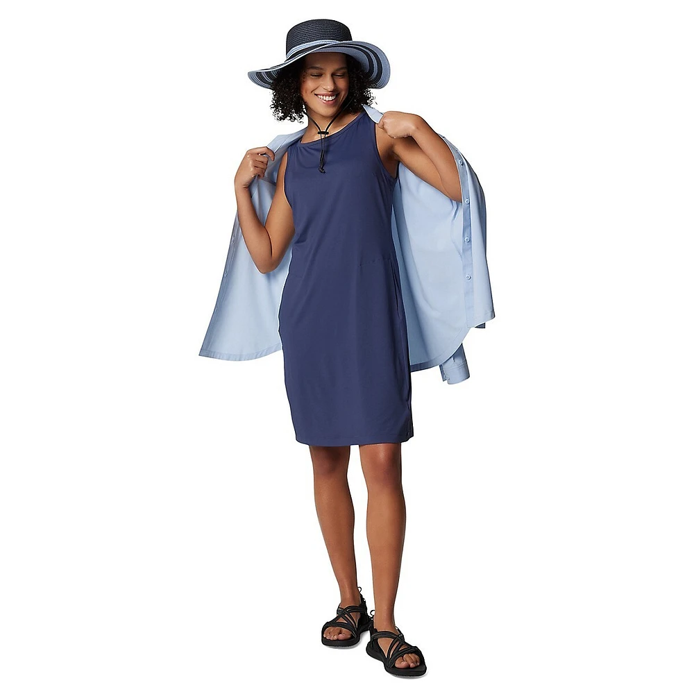 Robe imprimée sans manches Water Chill River UPF 50