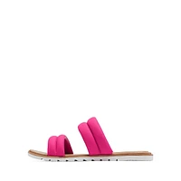 Ella II Puff Leather Slide Sandals