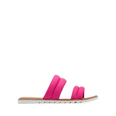 Ella II Puff Leather Slide Sandals