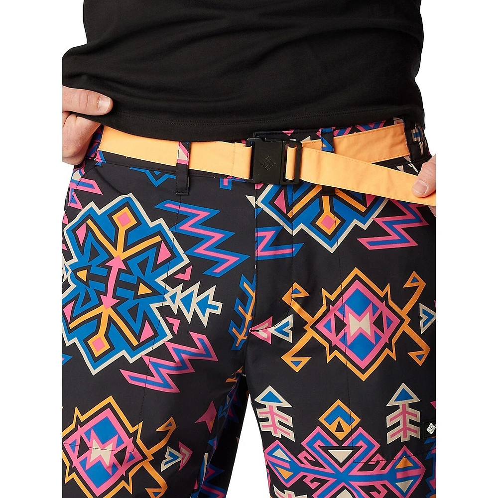 Pantalon en nylon imprimé à doublure jersey Wintertrainer