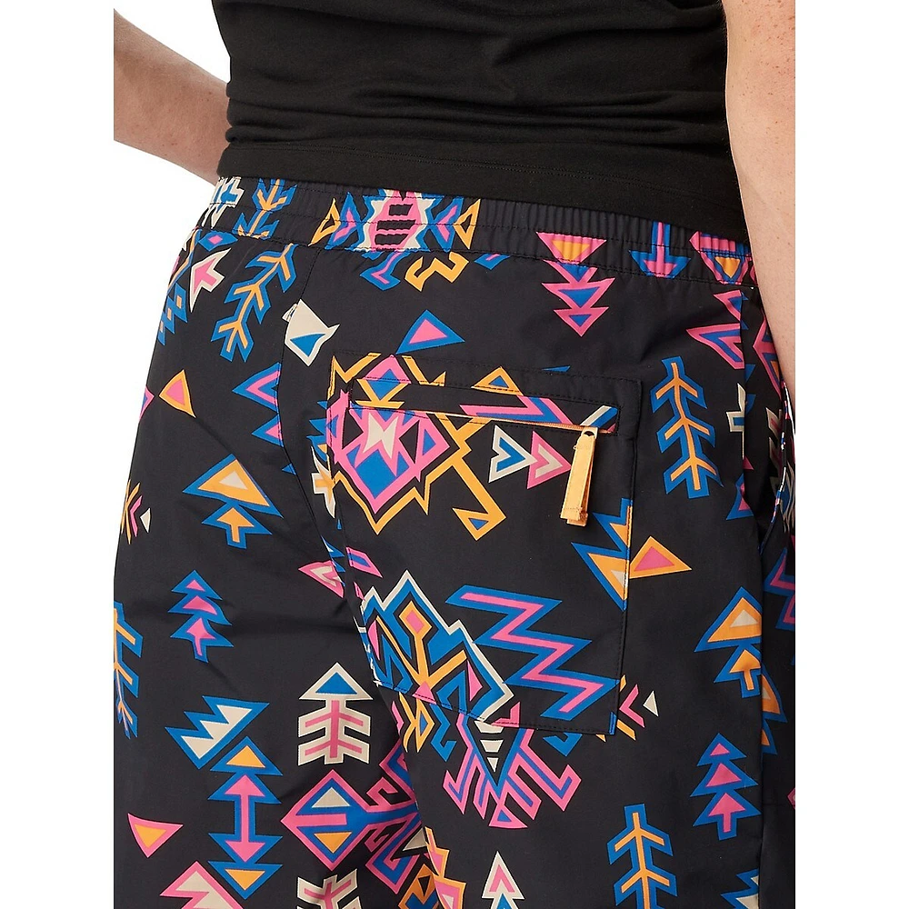Pantalon en nylon imprimé à doublure jersey Wintertrainer