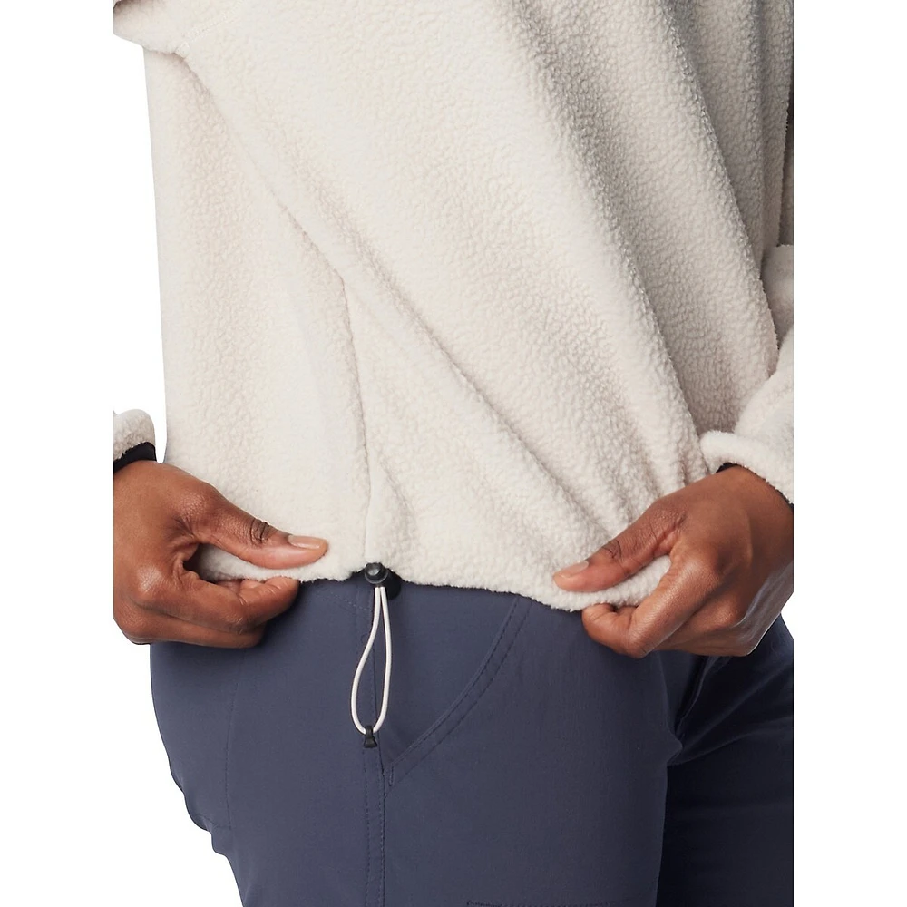 Women's Helvetia™ Cropped Half Snap Fleece Pullover