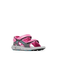 Kid's Techsun 3-Strap Sandals