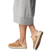 Women's Viibe Suede & Faux Shearling Cozy Clog