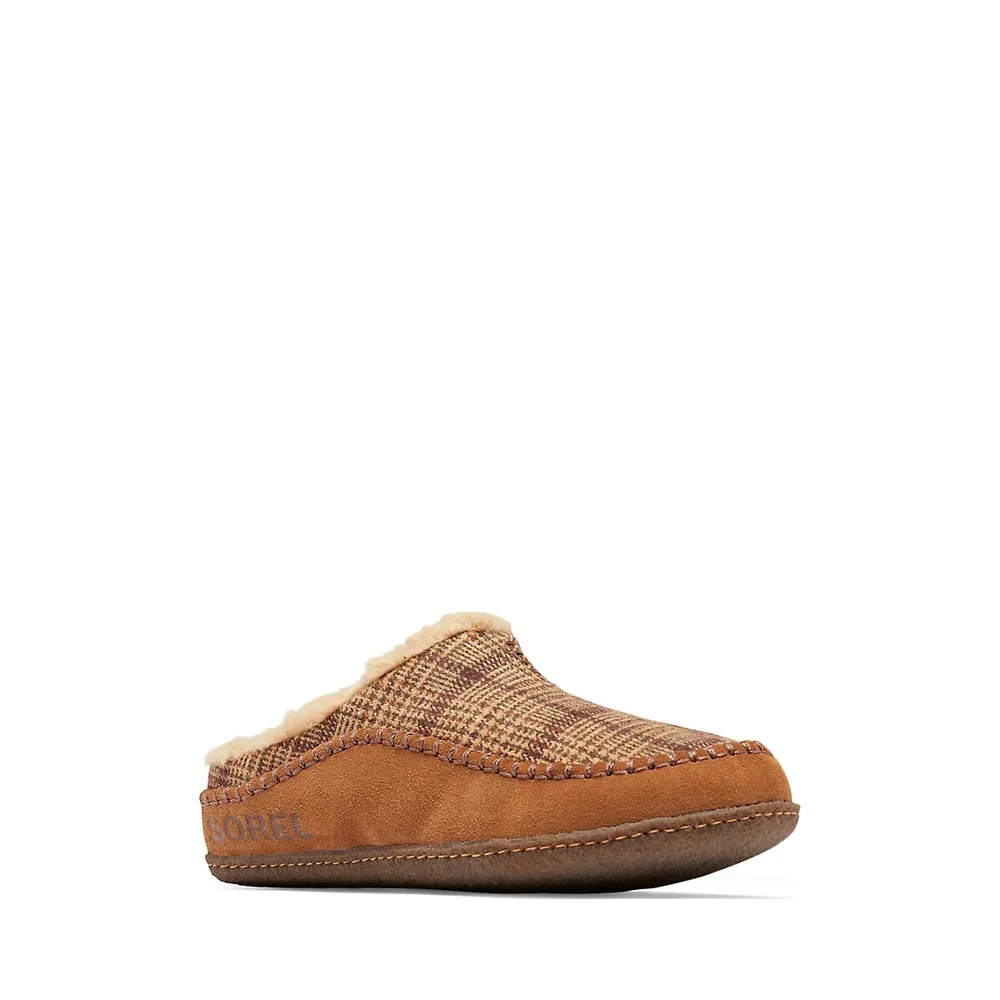 Men's Falcon Ridge II Faux Fur-Lined Slippers