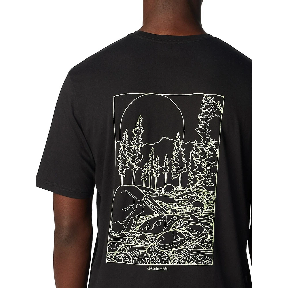 Rockaway River Graphic-Back Logo T-Shirt