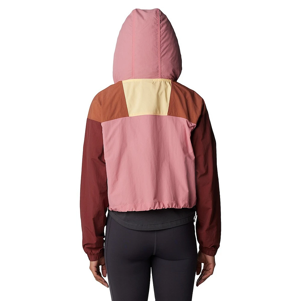 Painted Peak Mesh-Pocket Cropped Wind Jacket