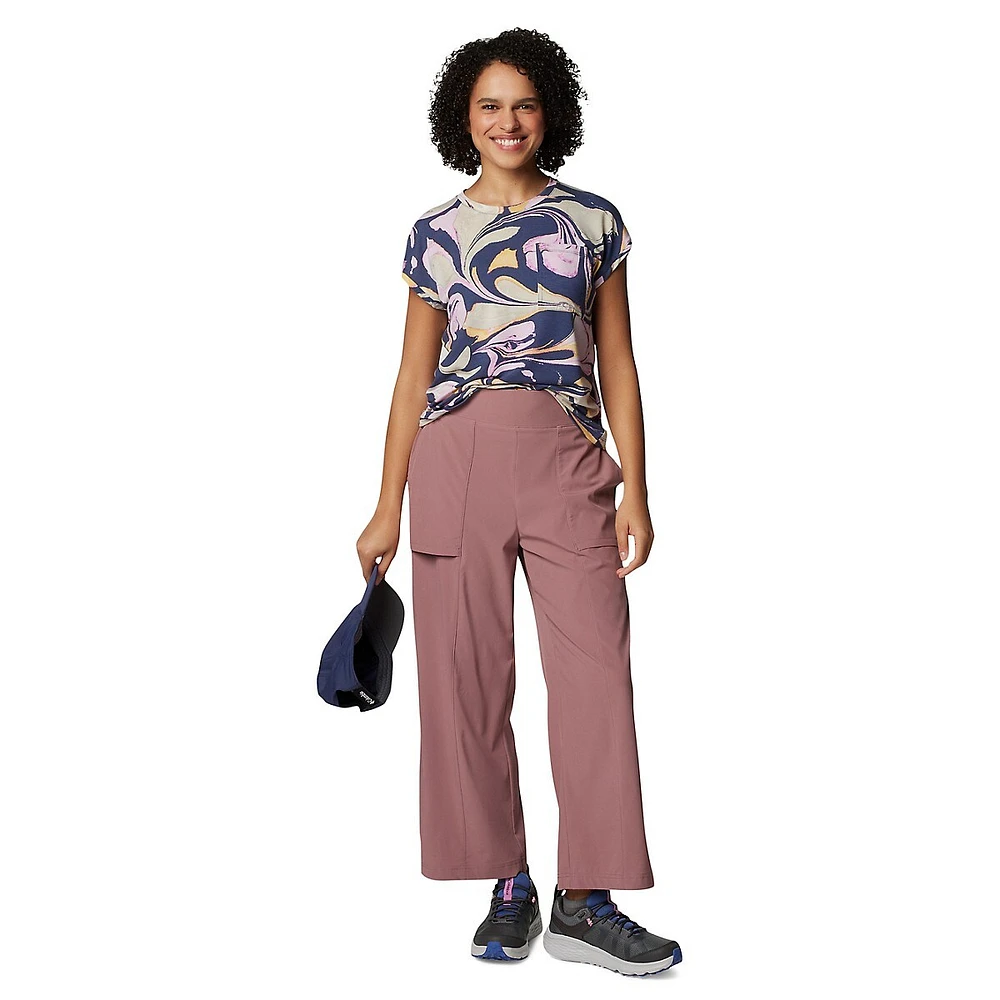 Boundless Beauty Omni-Shield Wide-Leg Capri Pants