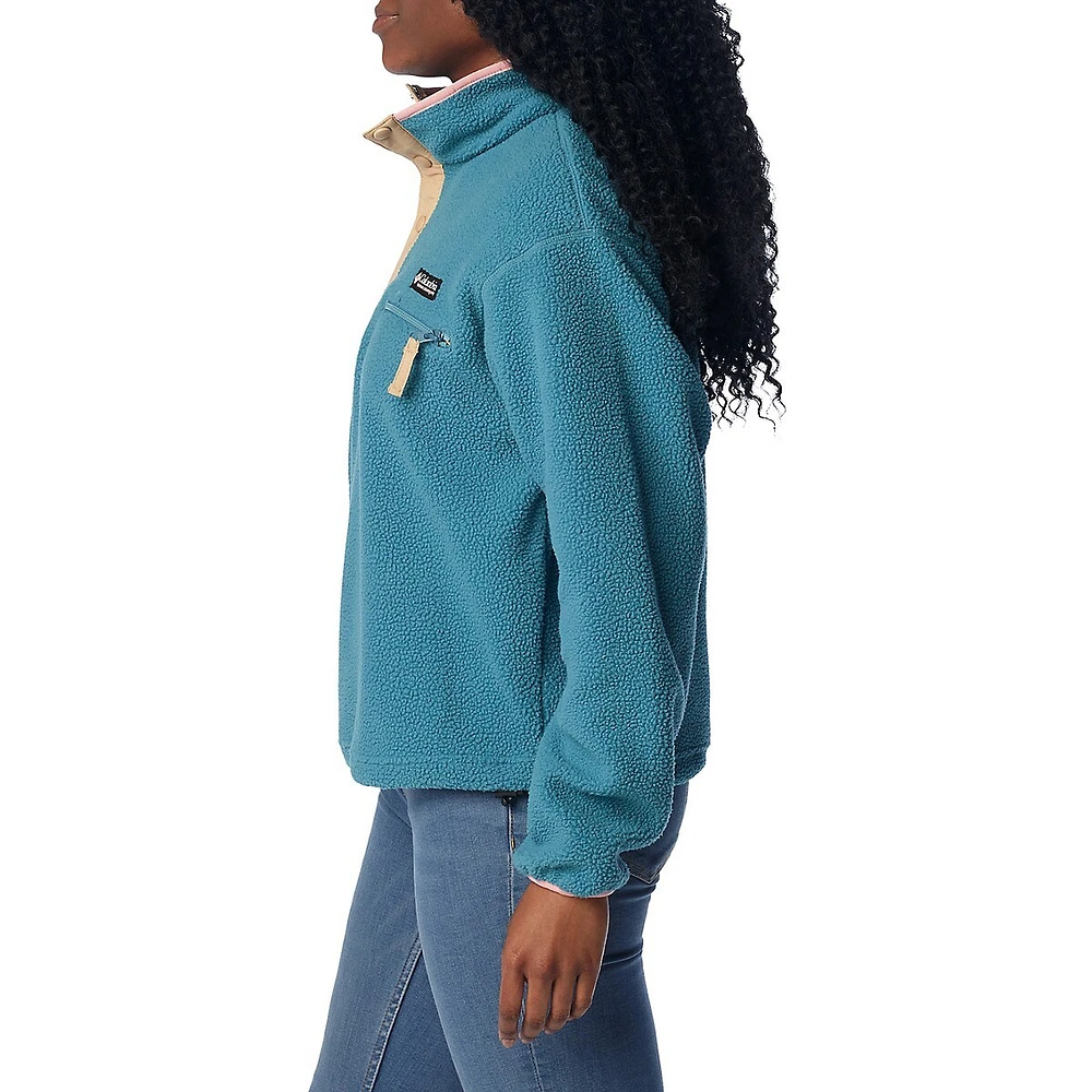 Helvetia™ Cropped Half-Snap Fleece Pullover