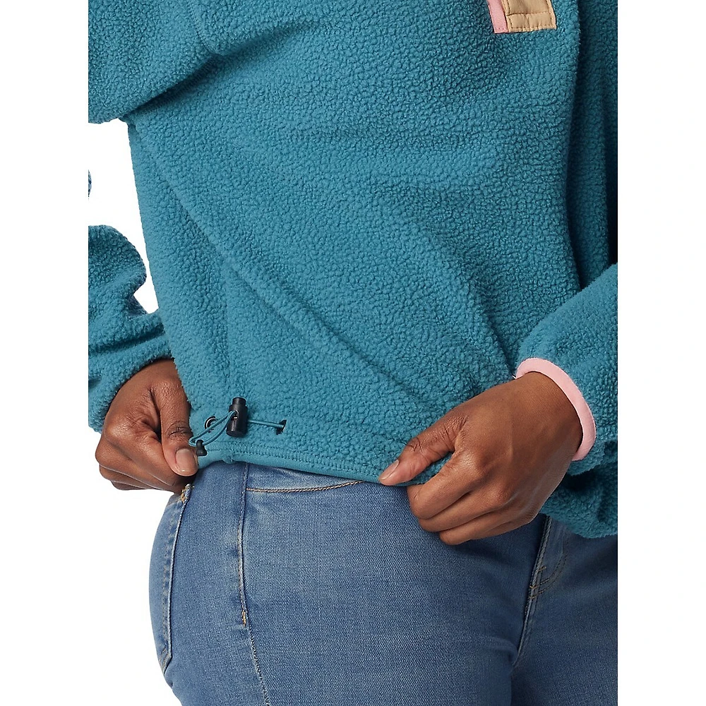 Helvetia™ Cropped Half-Snap Fleece Pullover