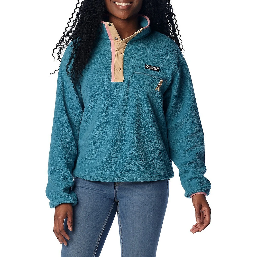 Helvetia™ Cropped Half-Snap Fleece Pullover