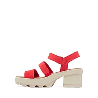 Joanie Heel Ankle-Strap Sandals