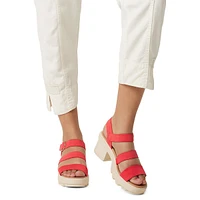 Joanie Heel Ankle-Strap Sandals