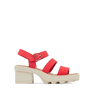 Joanie Heel Ankle-Strap Sandals