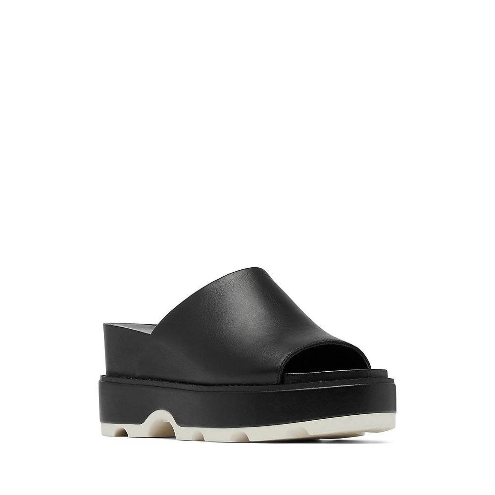 Women's Joanie IV Leather Slide Wedge Sandals