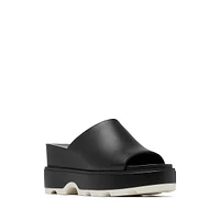 Women's Joanie IV Leather Slide Wedge Sandals