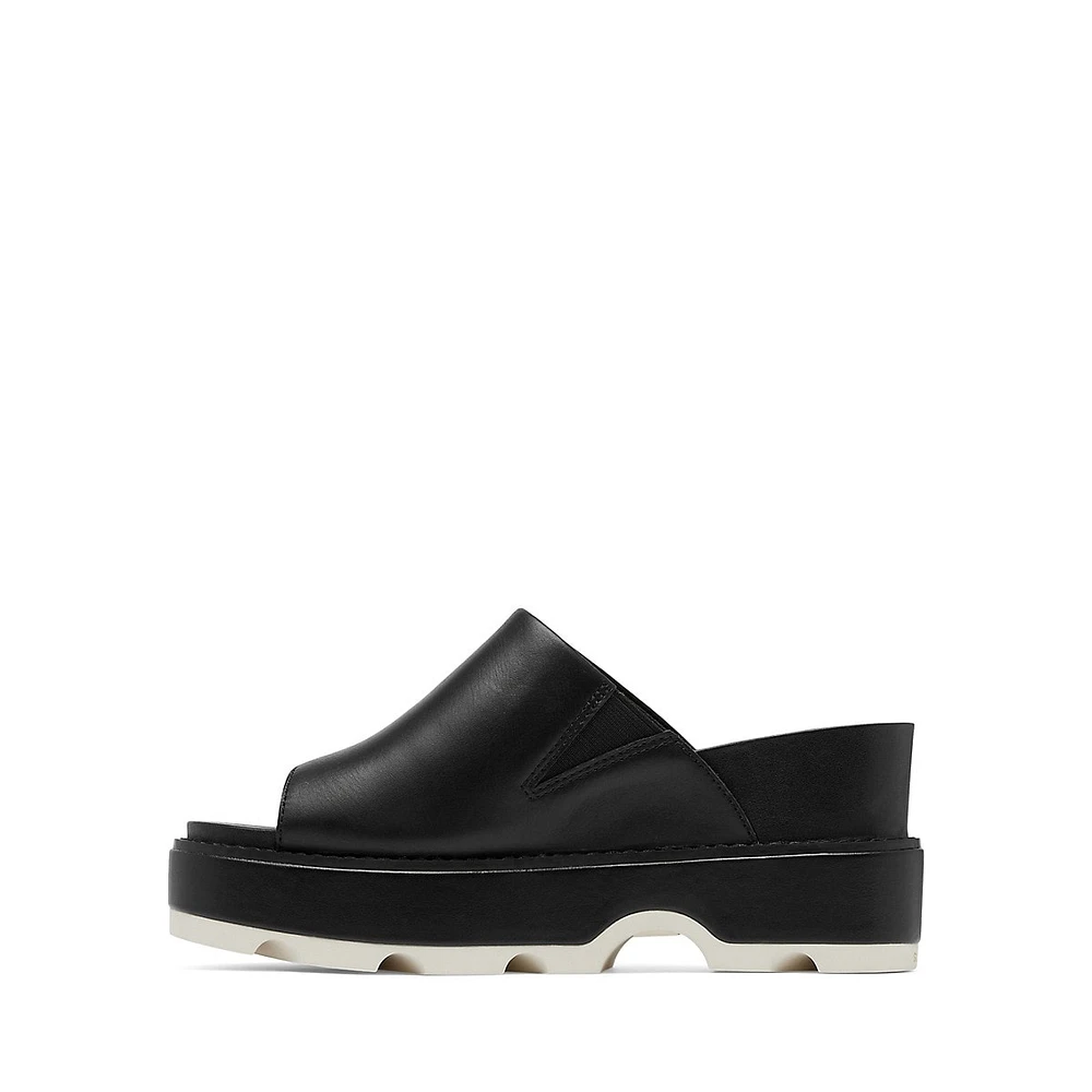Women's Joanie IV Leather Slide Wedge Sandals