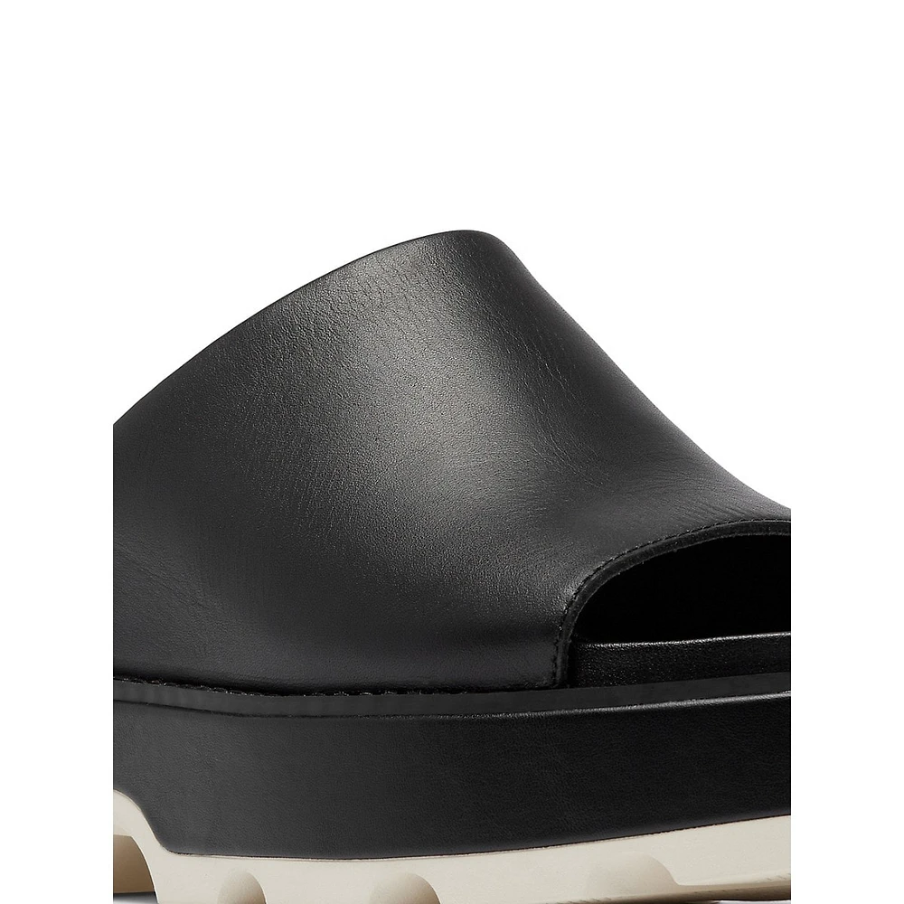 Women's Joanie IV Leather Slide Wedge Sandals
