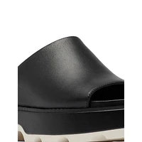 Women's Joanie IV Leather Slide Wedge Sandals