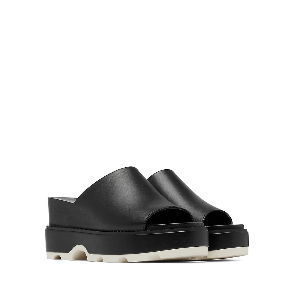 Women's Joanie IV Leather Slide Wedge Sandals