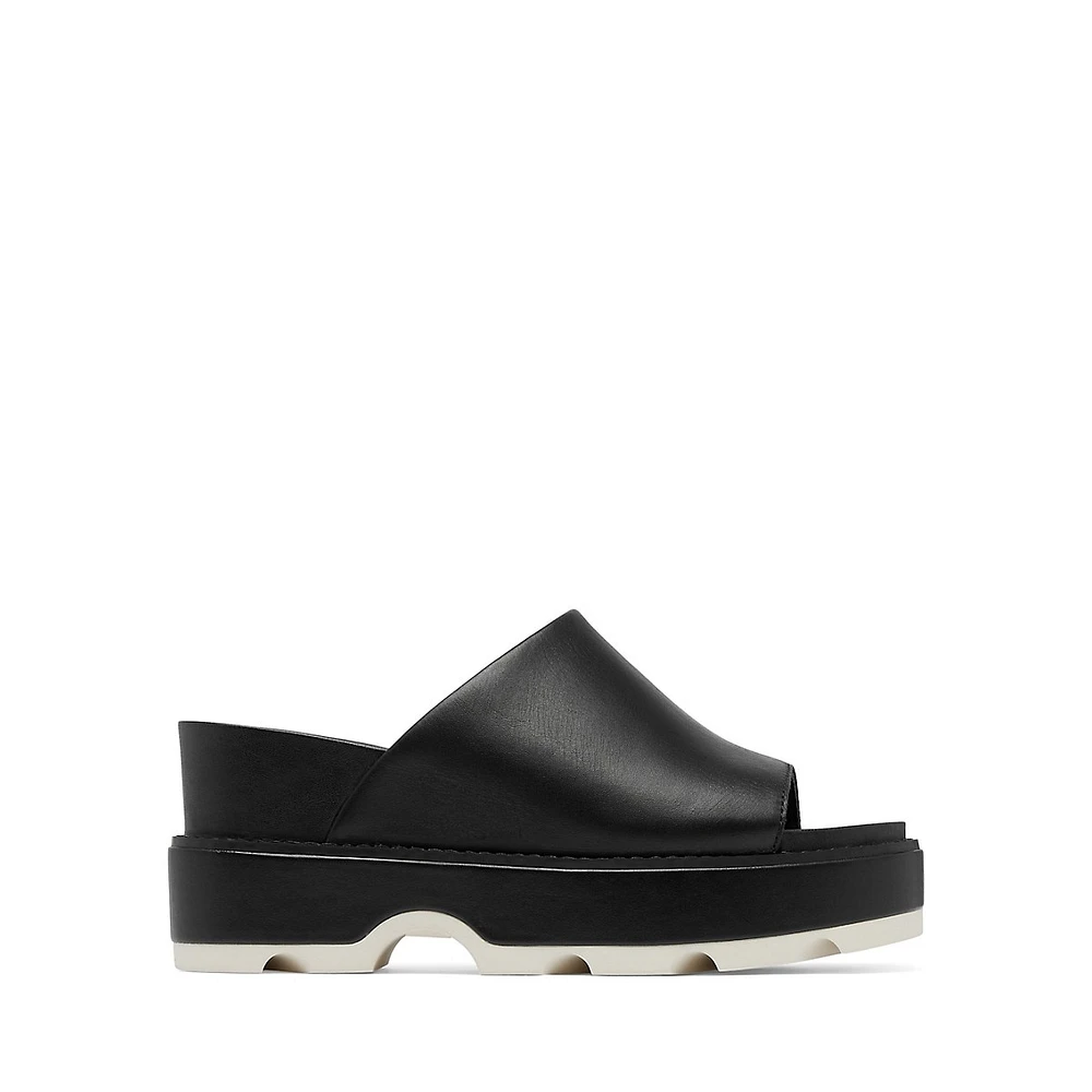 Women's Joanie IV Leather Slide Wedge Sandals