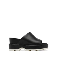 Women's Joanie IV Leather Slide Wedge Sandals