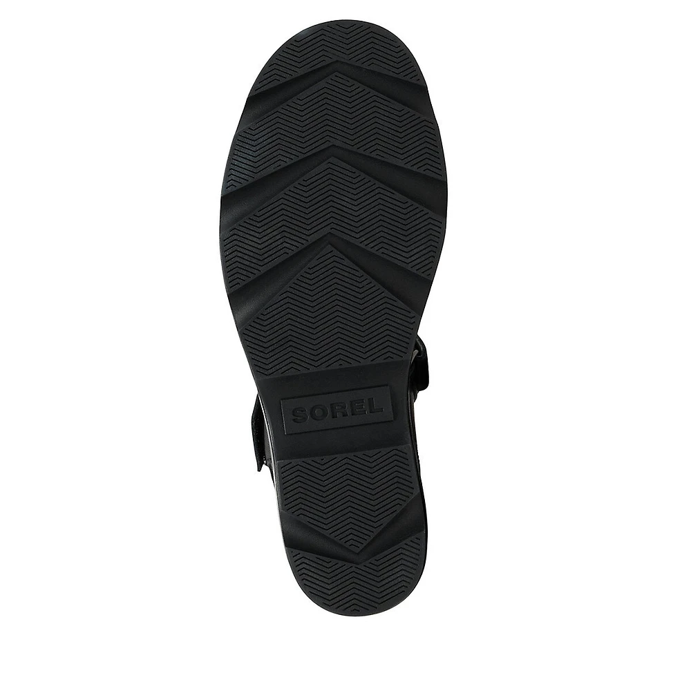 Women's Joanie IV Y-Strap Leather Wedge Sandals