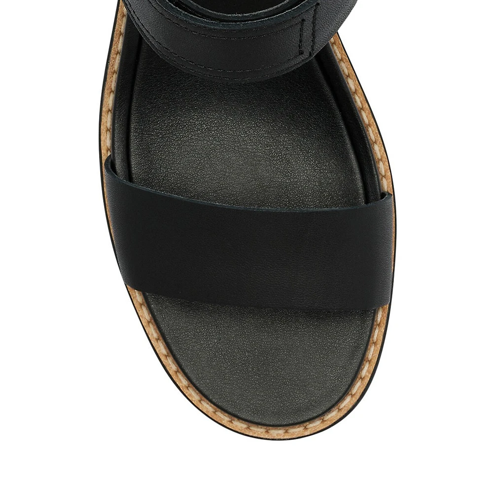 Women's Joanie IV Y-Strap Leather Wedge Sandals