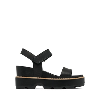 Women's Joanie IV Y-Strap Leather Wedge Sandals