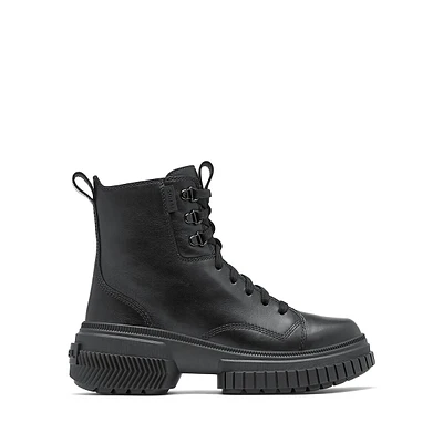 Women's Waterproof Leather Combat Boots