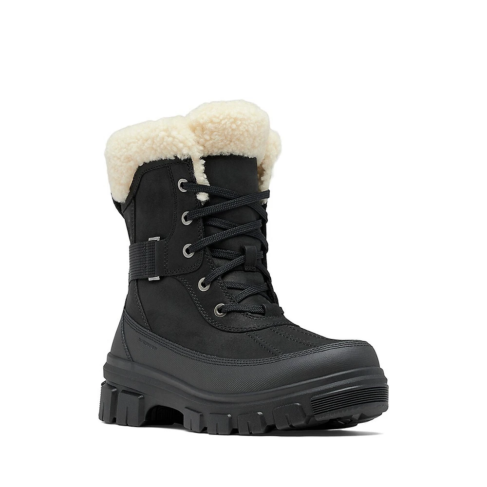 Women's Tivoli V Parc Waterproof Shearling-Trim Boots