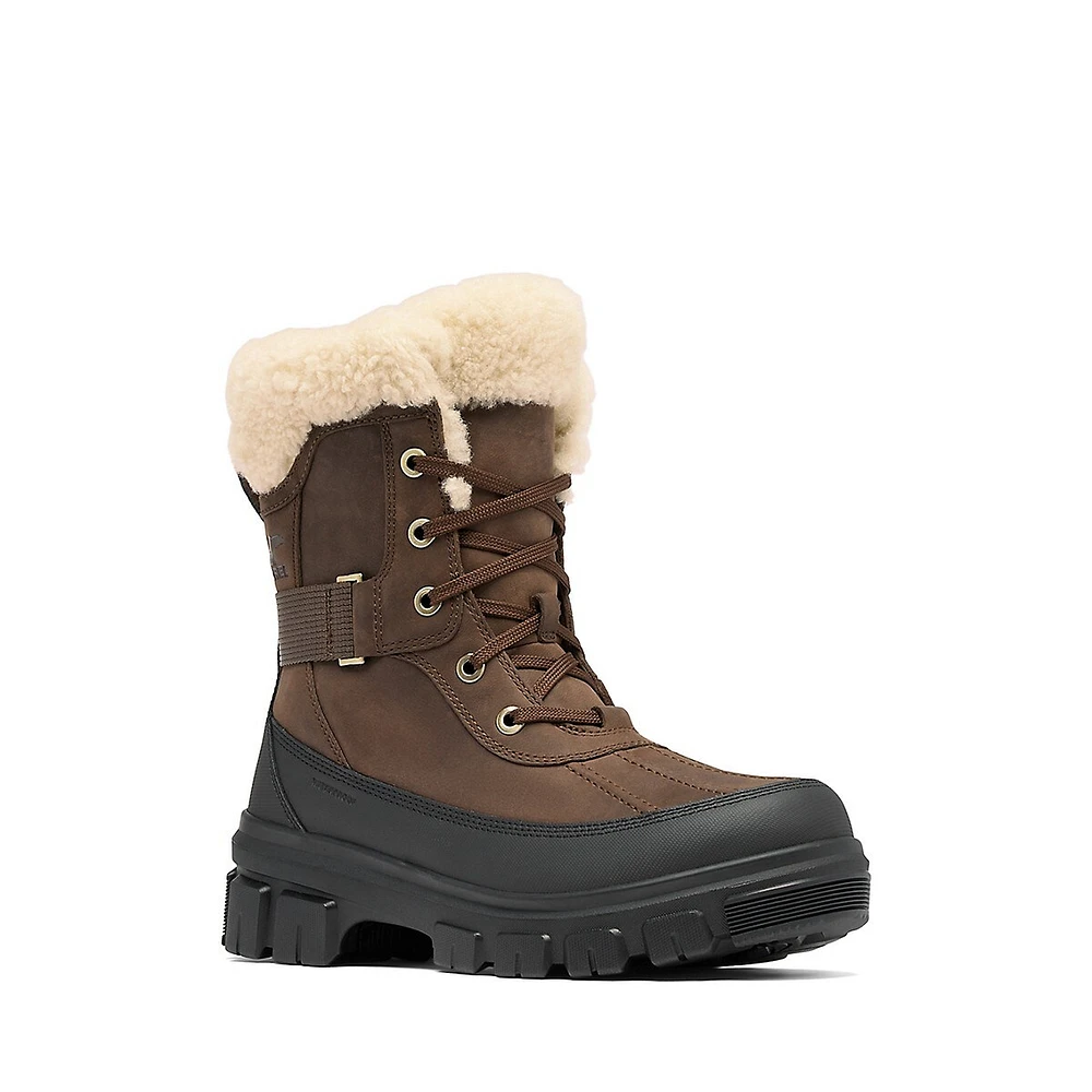 Women's Tivoli V Parc Waterproof Shearling-Trim Boots