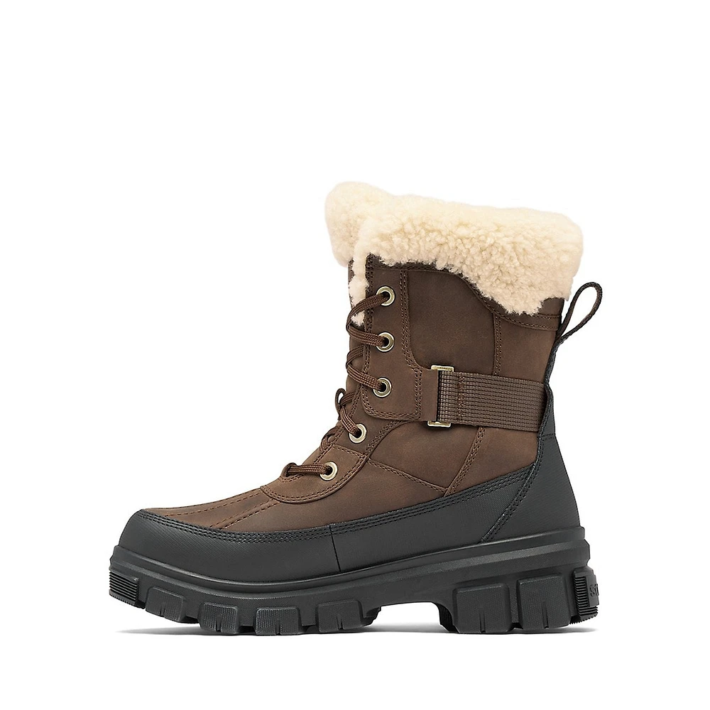 Women's Tivoli V Parc Waterproof Shearling-Trim Boots