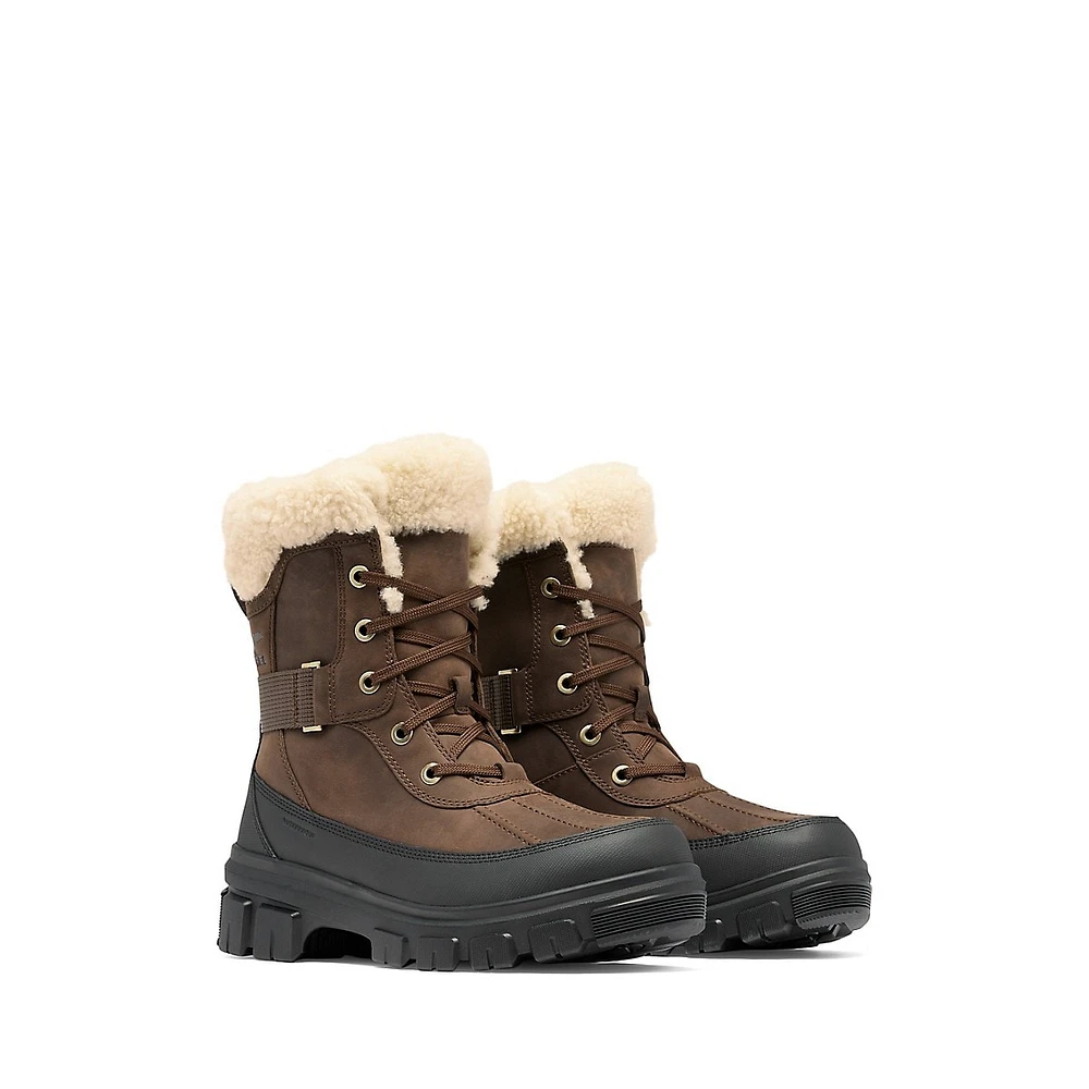 Women's Tivoli V Parc Waterproof Shearling-Trim Boots