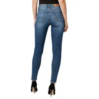 Alexa Mid-Waist Faded Skinny Jeans