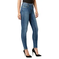 Alexa Mid-Waist Faded Skinny Jeans