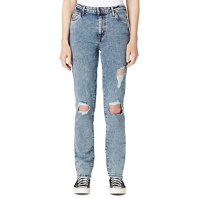 Jayden High-Rise Straight Jeans