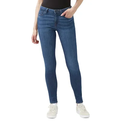 Alexa Mid-Rise Skinny Jeans