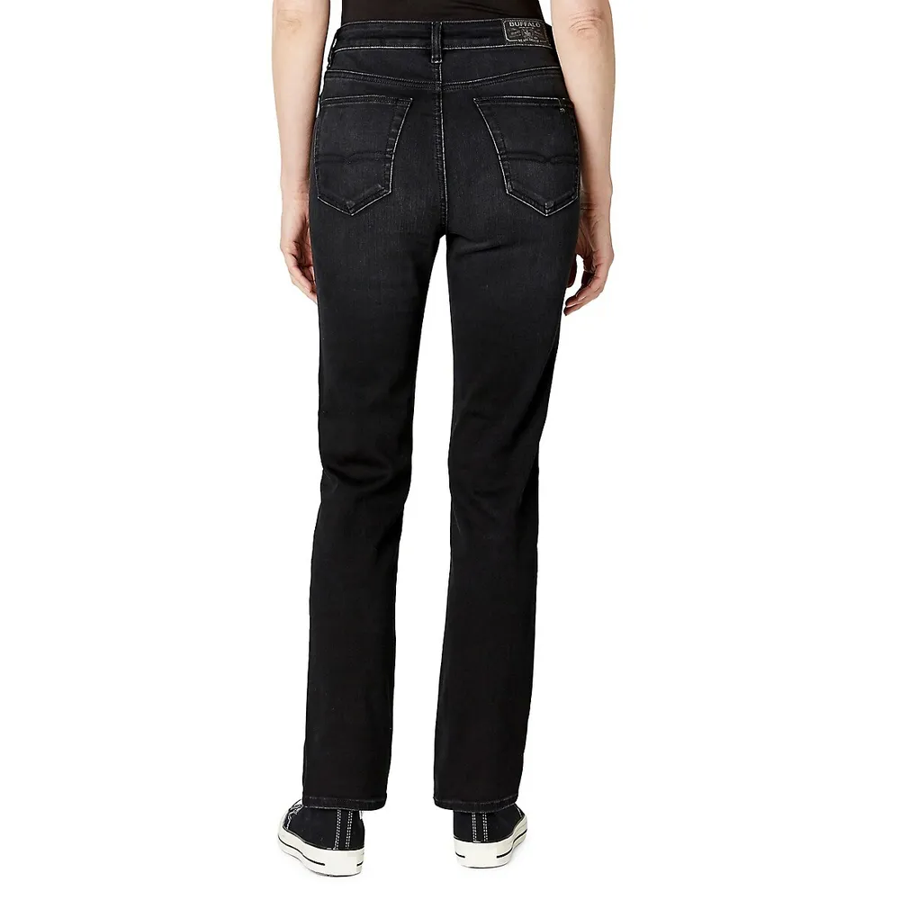 Jayden High-Rise Straight Leg Jeans