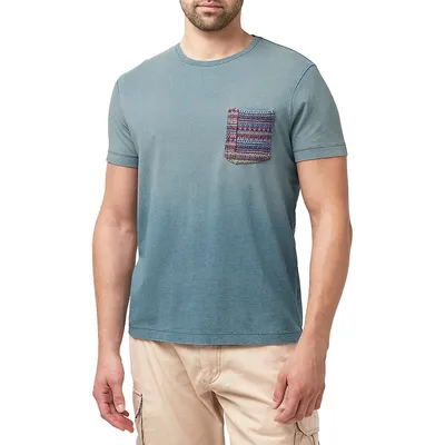Kirod Striped Ombre Effect T-Shirt