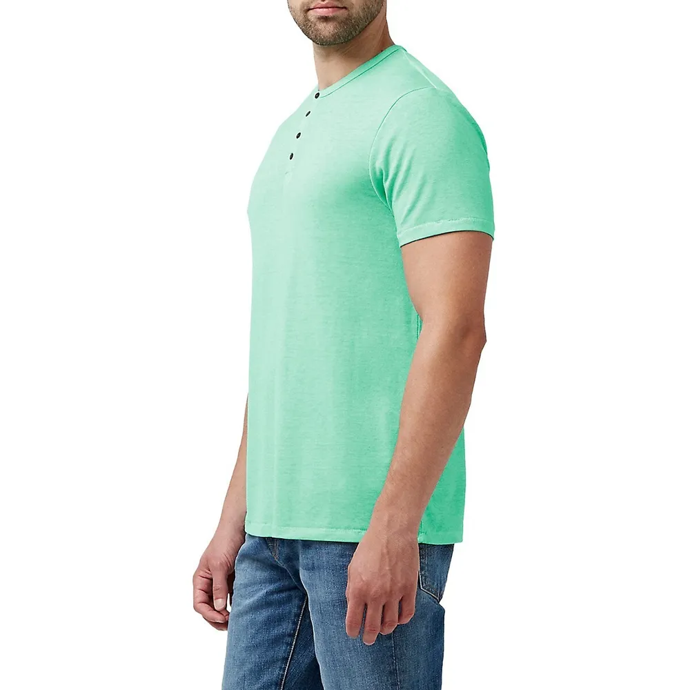 Kasum Jersey Henley T-Shirt