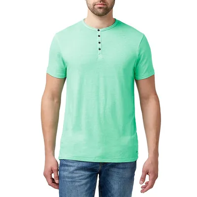 Old Navy Beyond 4-Way Stretch Henley T-Shirt for Men