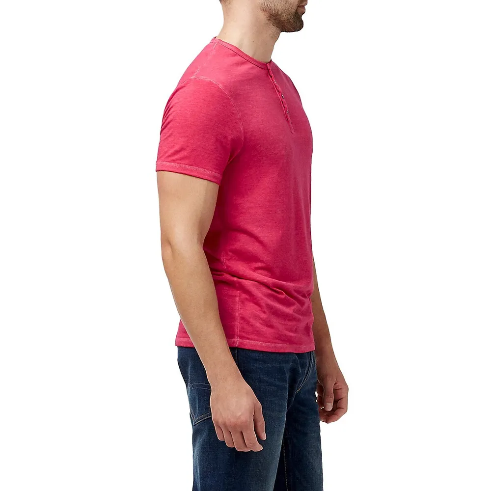 Kasum Jersey Henley T-Shirt